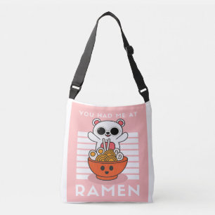 Niedlich Kawaii Ramen Tragetaschen Mit Langen Trägern