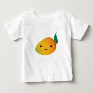 Niedlich Kawaii Smiling Mango Baby T-shirt