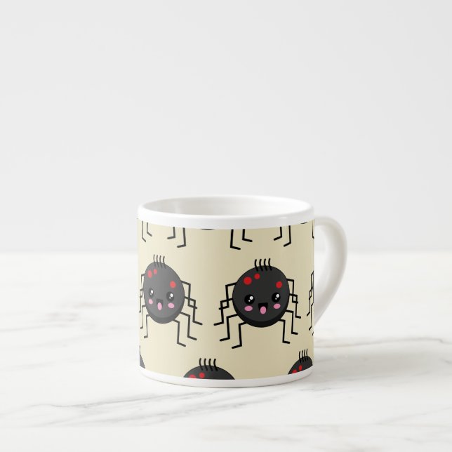 Niedlich Kawaii Spider Espressotasse (Vorderseite Rechts)