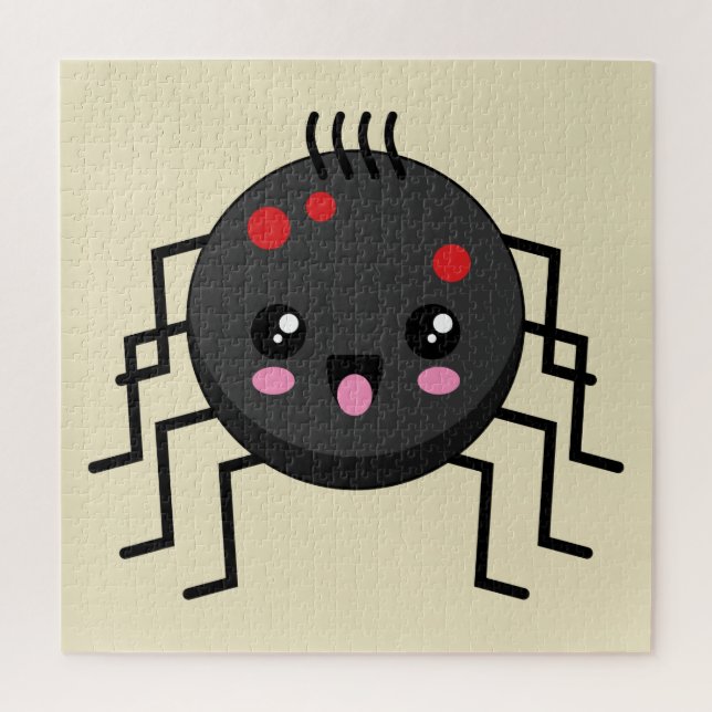 Niedlich Kawaii Spider Puzzle (Vertikal)