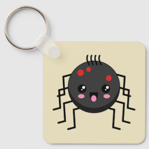 Niedlich Kawaii Spider Schlüsselanhänger