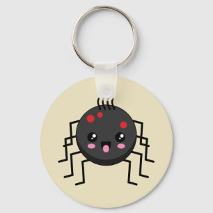 Niedlich Kawaii Spider Schlüsselanhänger