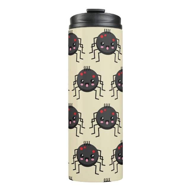 Niedlich Kawaii Spider Thermosbecher (Vorderseite)