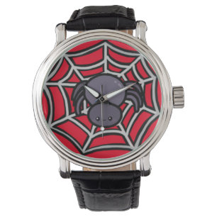 Niedlich Kawaii Spider Web Armbanduhr