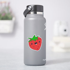 Niedlich Kawaii Strawberry Aufkleber
