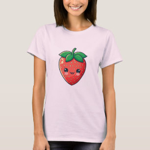 Niedlich Kawaii Strawberry Fruchtbauer Bauer T-Shirt