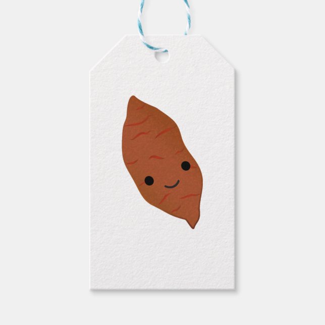 Niedlich Kawaii Sweet Potato Geschenkanhänger (Vorderseite)