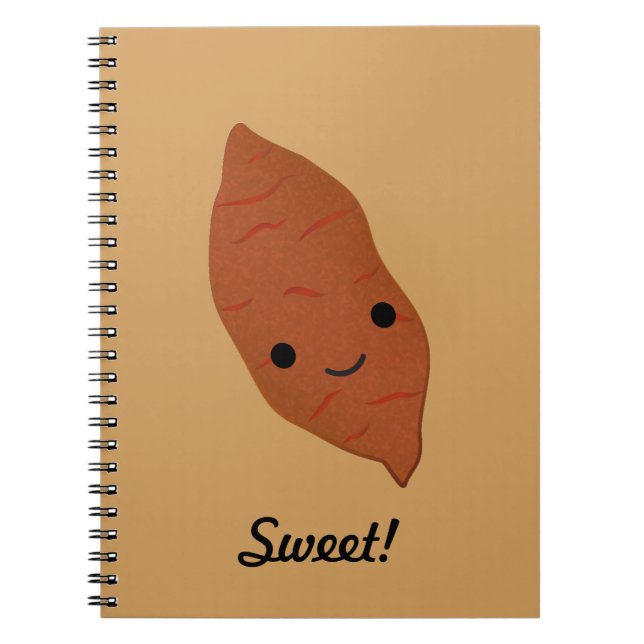 Niedlich Kawaii Sweet Potato Notizblock (Vorderseite)