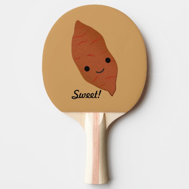 Niedlich Kawaii Sweet Potato Tischtennis Schläger (Vorderseite)