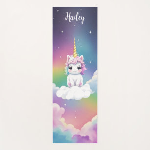 Niedlich Kawaii Unicorn Kinder Yoga Mat Yogamatte