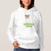 Niedlich kein Drama Llama mit Blumenkrone