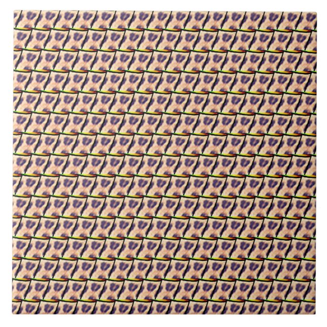 Niedlich Kenyan Leopard Pattern Fliese (Vorderseite)