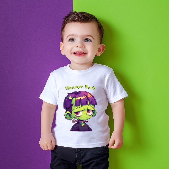 Niedlich Kid Frankenstein halloween T-Shirt (Von Creator hochgeladen)