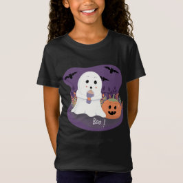 Niedlich Kid Ghost Halloween T - Shirt