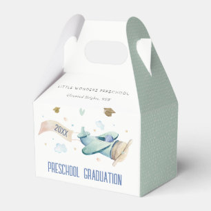 Niedlich Kids Airplane Sky Stars Preschool Abschlu Geschenkschachtel