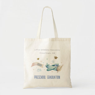 Niedlich Kids Airplane Sky Stars Preschool Abschlu Tragetasche