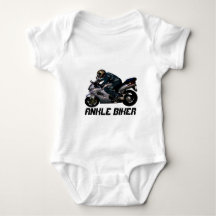 Niedlich Kid's Ankle Biker Motorbiker Design