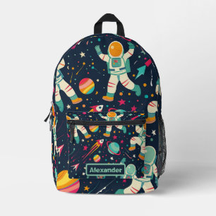 Niedlich Kids Astronaut Custom Bedruckter Rucksack
