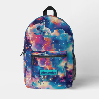 Niedlich Kids Astronaut Custom Bedruckter Rucksack