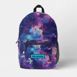 Niedlich Kids Astronaut Custom Bedruckter Rucksack