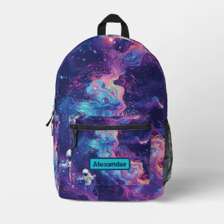 Niedlich Kids Astronaut Custom Bedruckter Rucksack