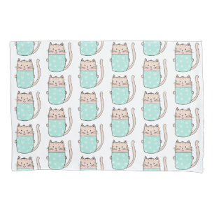 Niedlich Kids Cat Pattern Kissenbezug