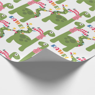 Niedlich Kids Dinosaurier Weihnachtswrapping Paper Geschenkpapier