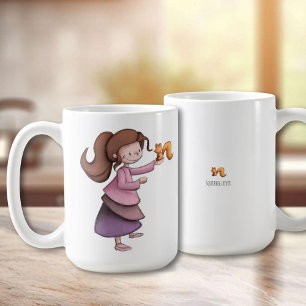 Niedlich Kids Girl Eichhörnchen Tasse