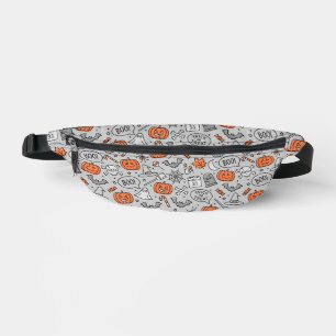 Niedlich Kids Halloween Doodle-Muster Bauchtasche