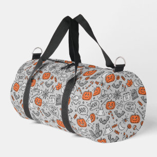 Niedlich Kids Halloween Doodle-Muster Duffle Bag