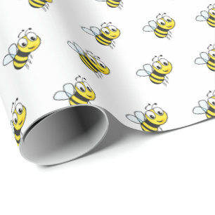 Niedlich Kids Honey Bee Theme Wrap Wrapping Paper Geschenkpapier