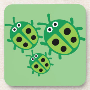 Niedlich Kids Ladybird Family Getränkeuntersetzer