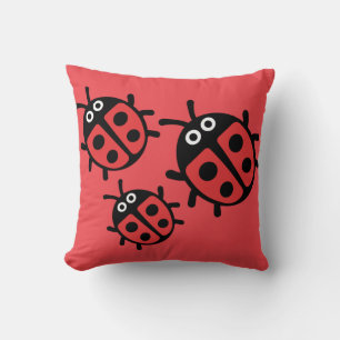 Niedlich Kids Ladybird Family Kissen