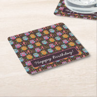 Niedlich Kids Lila Blue Orange Owls