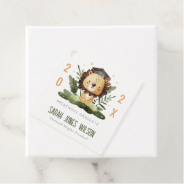 Niedlich Kids Lion Foliage Custom Preschool Abschl Geschenkanhänger