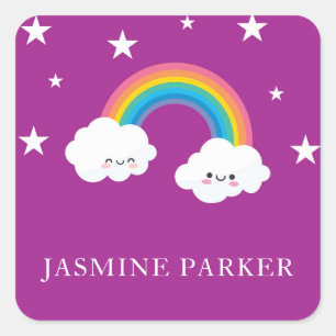 Niedlich Kids Rainbow Stickers
