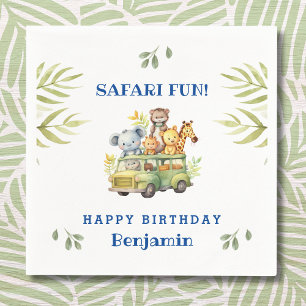 Niedlich Kids Safari Animal Jungle Geburtstag Serviette