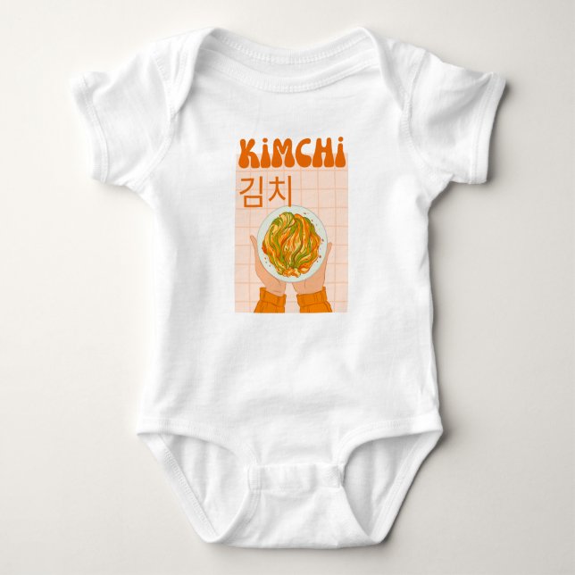 niedlich Kimchi Baby Strampler (Vorderseite)