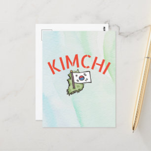 niedlich Kimchi Postkarte