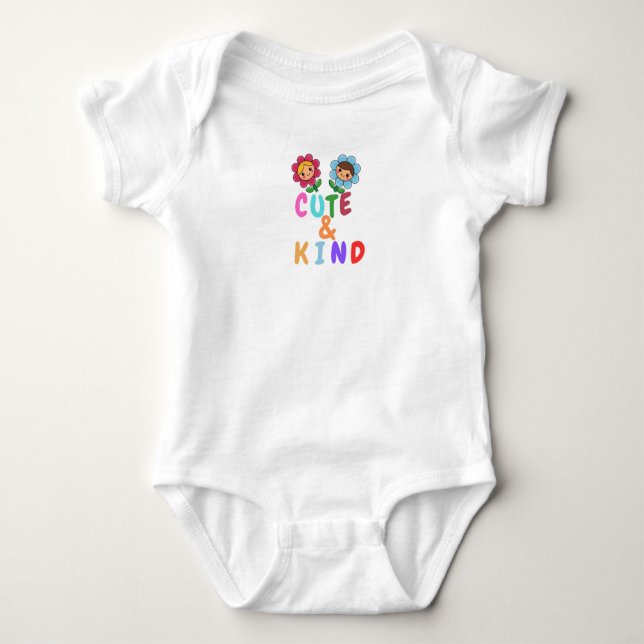 Niedlich & Kind Baby Strampler (Vorderseite)