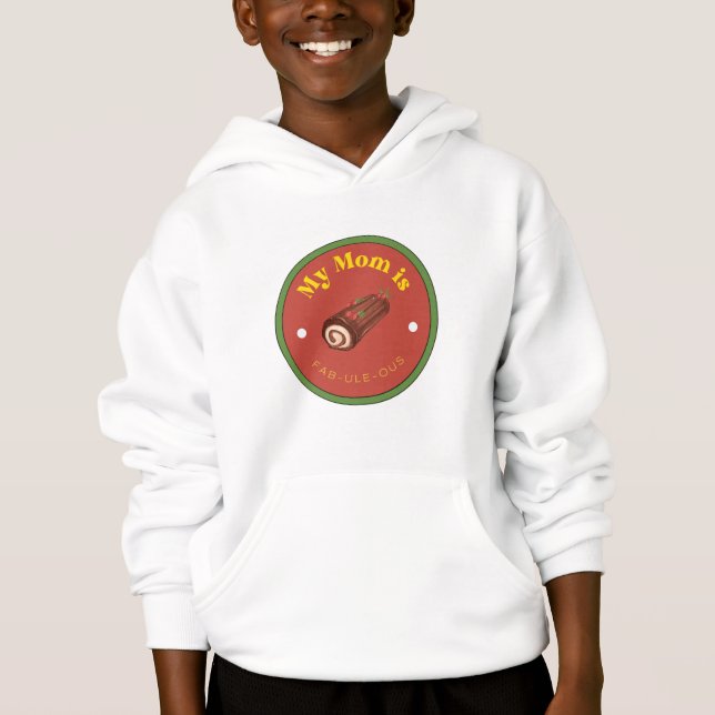 NIEDLICH! Kinderpullover-Hoodie - Meine Mama ist f Hoodie (Vorderseite)