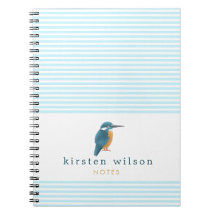 Niedlich Kingfisher - Personalisiertes Notebook Notizblock