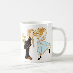 Niedlich Kissing Couple Tasse