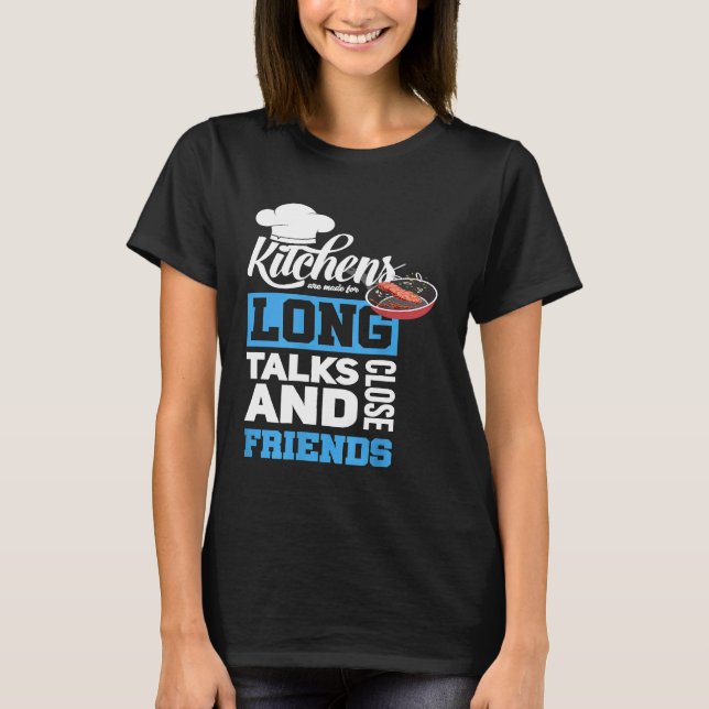 Niedlich Kitchenette Kochen Zitat Feinschmecker Ho T-Shirt (Vorderseite)