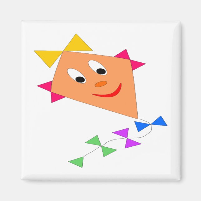 Niedlich Kite Magnet (Vorne)