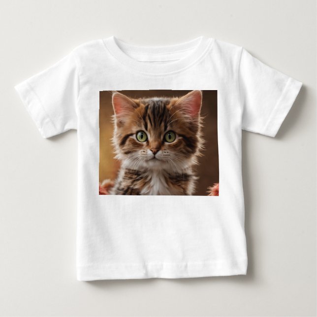 Niedlich Kitten Baby T-shirt (Vorderseite)