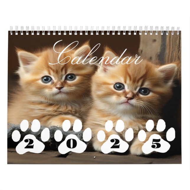 Niedlich Kitten Calendar 2025 Perfect Cat Lovers G Kalender (Titelbild)