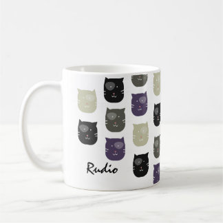 Niedlich Kitten Cat Faces Pet Foto Name Kaffee Tas Kaffeetasse