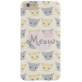 Niedlich Kitten Face Pattern Meow Case