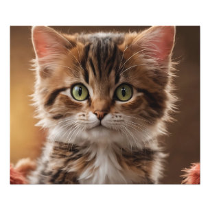 Niedlich Kitten Fotodruck